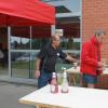 Xavier s'occupe des saucisses