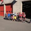 Départ à la caserne des pompiers de Fosses